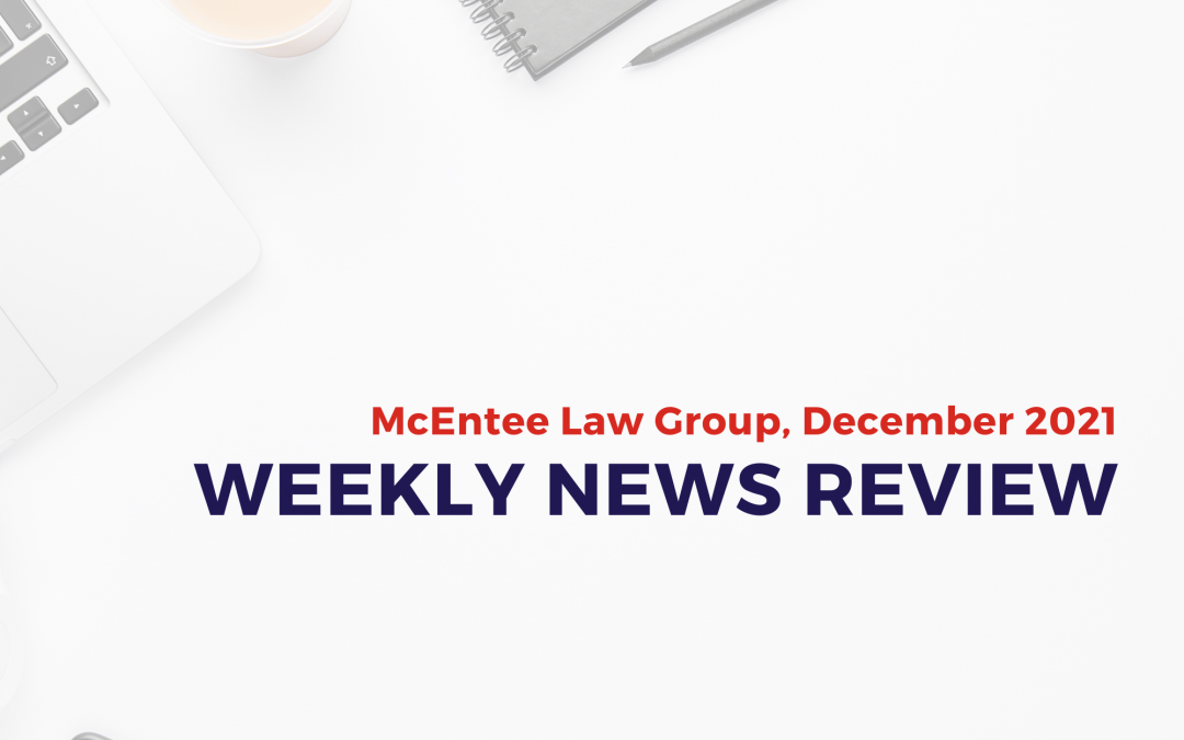 December Weekly News Review Graphic