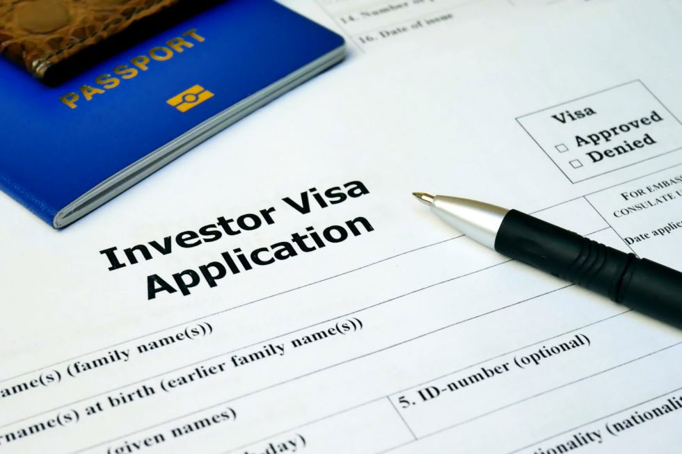 photo of an E-2 investor visa application | McEntee Law Group | Chicago Immigration Lawyers